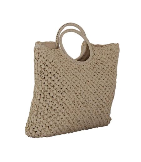 Sac cabas aspect paille ALIXIA