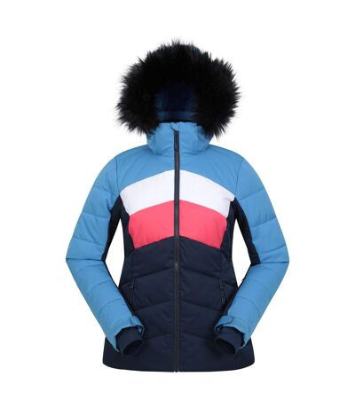 Womens/ladies Cascade Padded Ski Jacket Blue Mountain Warehouse