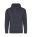 AWDis Hoods Adults Unisex Washed Look Hoodie (Washed New French Navy)
