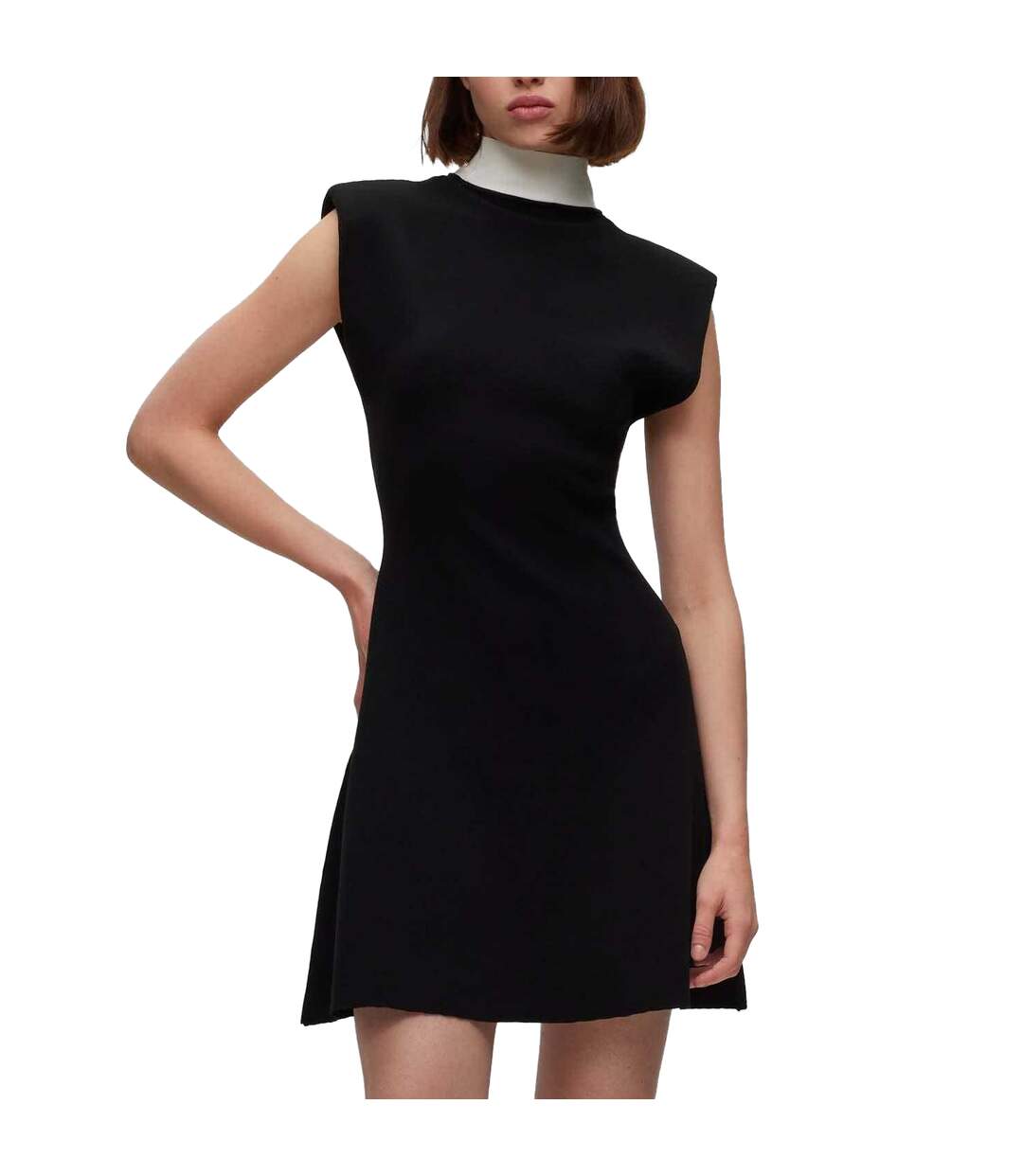Womens/ladies Setzukie Dress Black Hugo-1