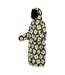 Womens/ladies Orla Kiely Spinning Flower Waterproof Changing Robe Black Regatta-3
