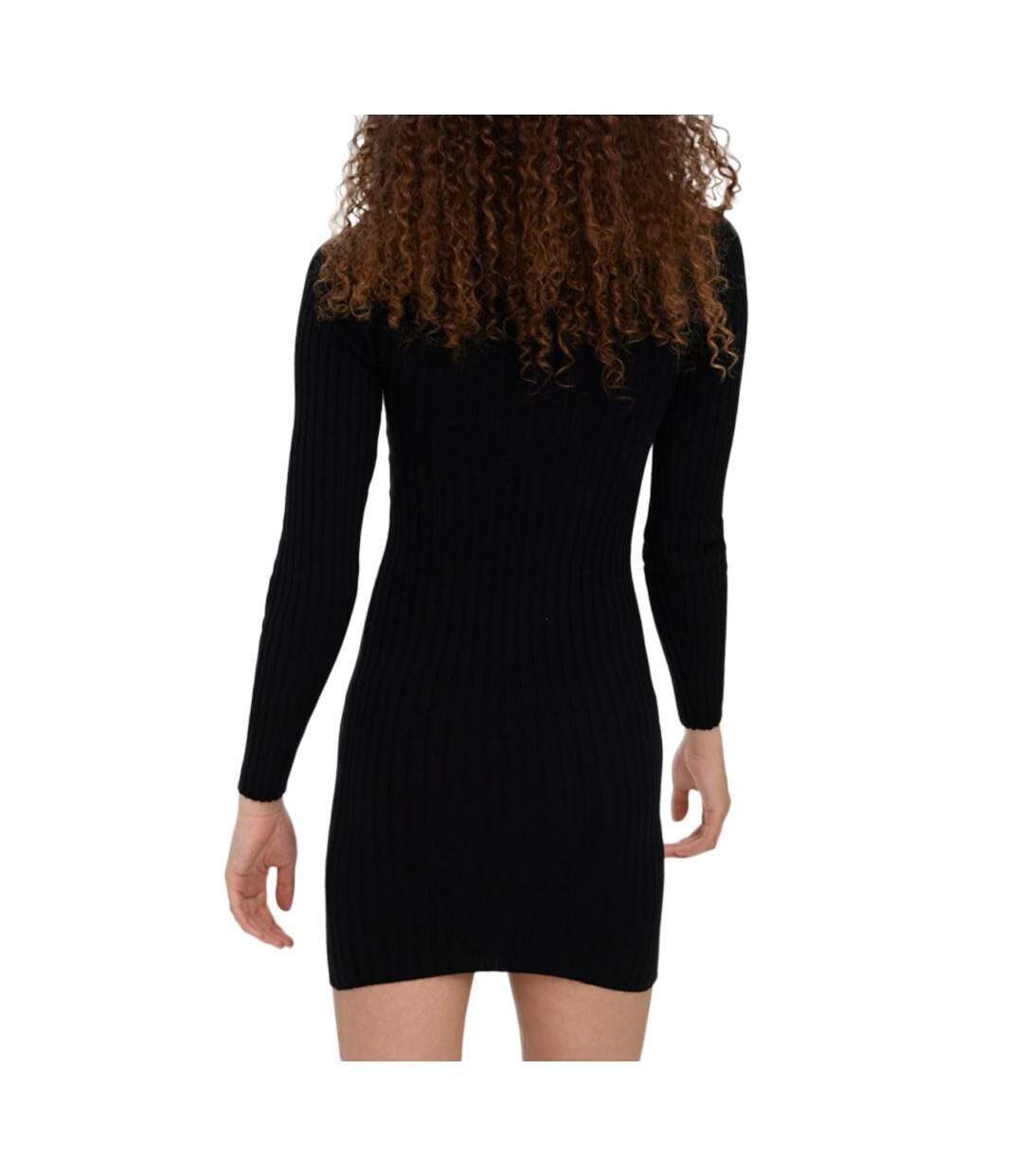 Robe moulante noir femme vero moda 10269253 - m-2