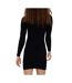 Robe moulante noir femme vero moda 10269253 - m-2