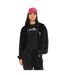 Sweat zippé à capuche femme en velours avec poches et strass Diams Vondutch-5