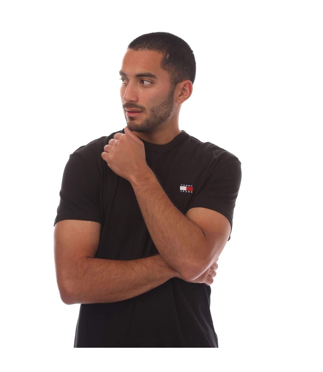 T-shirt Style Ton Sur Ton Homme Noir Tommy Jeans-4