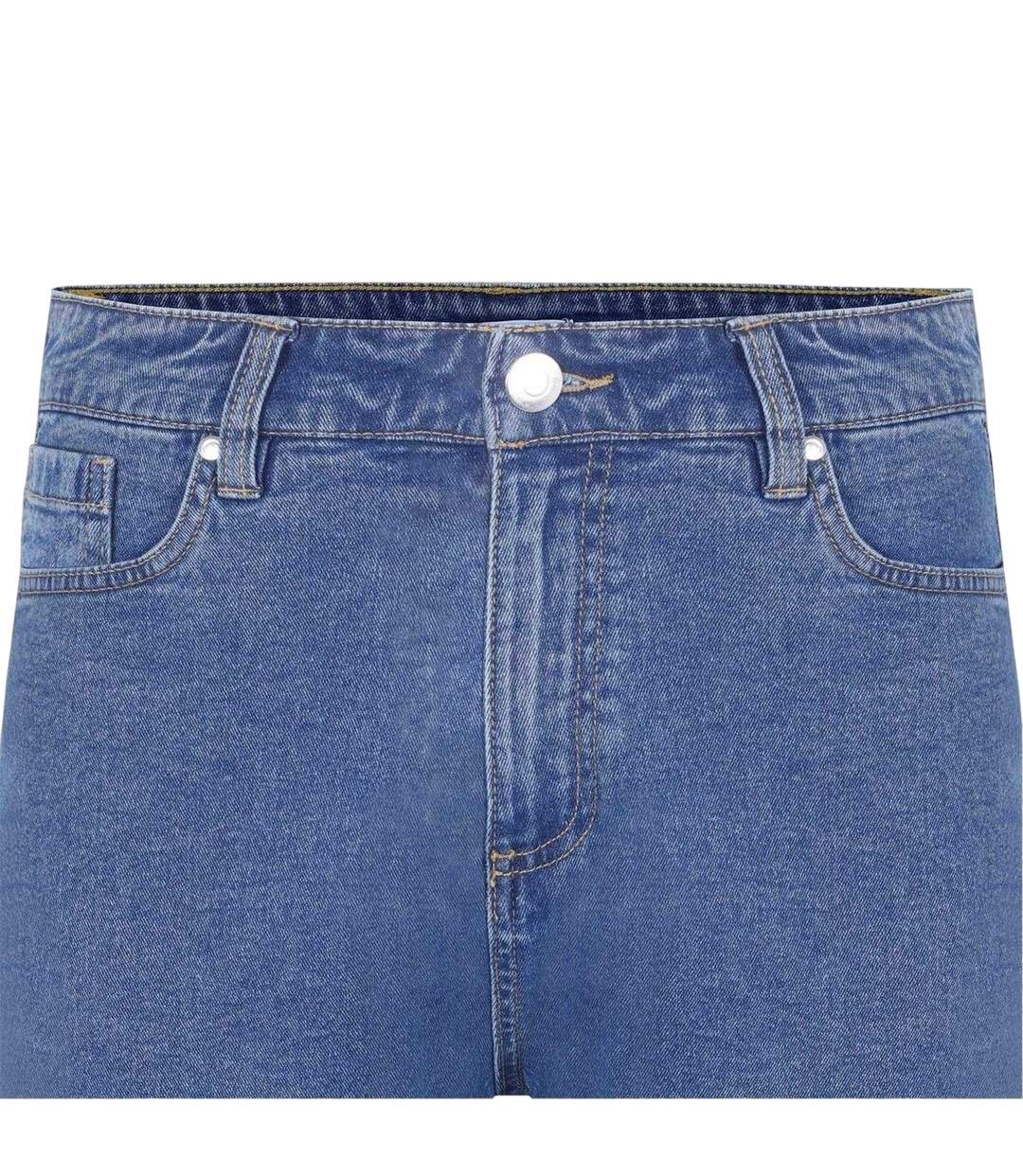 Short En Jean Femme Bleu Be You-3