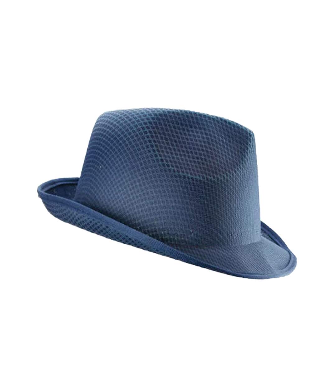 Chapeau Trilby Promo Maffia Bleu Marine L-Merch-1