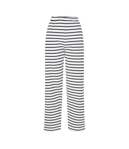 Womens/ladies Sweatpants White Black Pieces