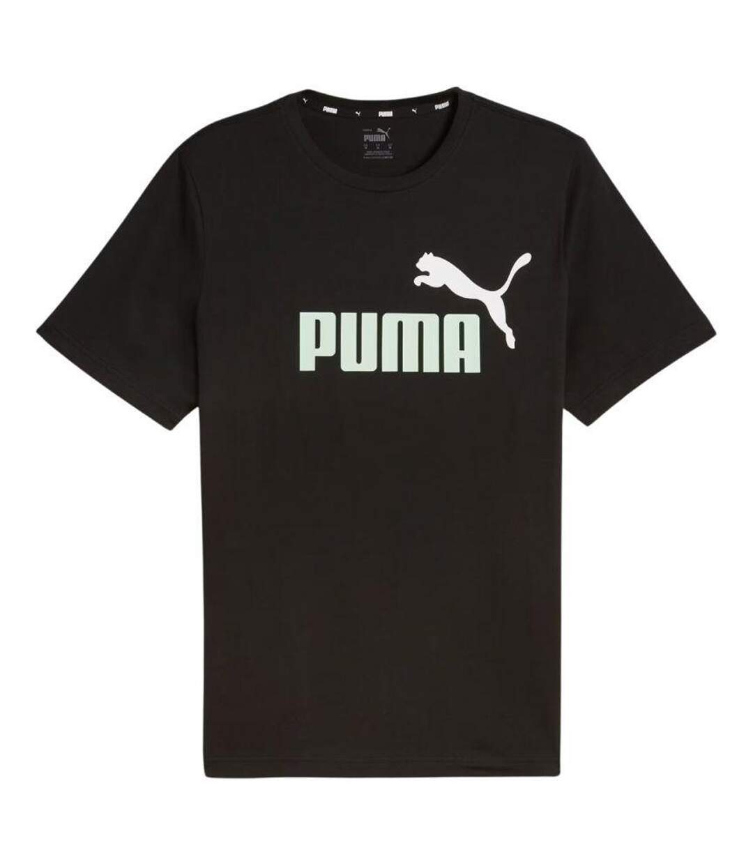 T-shirt Style Logo Ess+ Col Homme Noir Puma-1