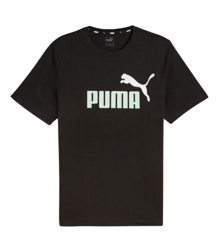 T-shirt Style Logo Ess+ Col Homme Noir Puma