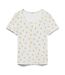 T-Shirt blanc femme vero moda citrons-1