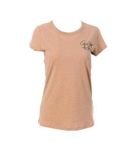 T-shirt Rose Femme G-Star RAW Handwritten - L