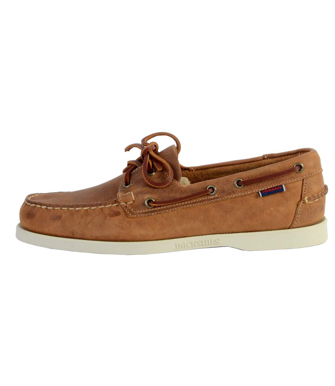 Derby Lacet Cuir Docksides Sebago Crazy-1