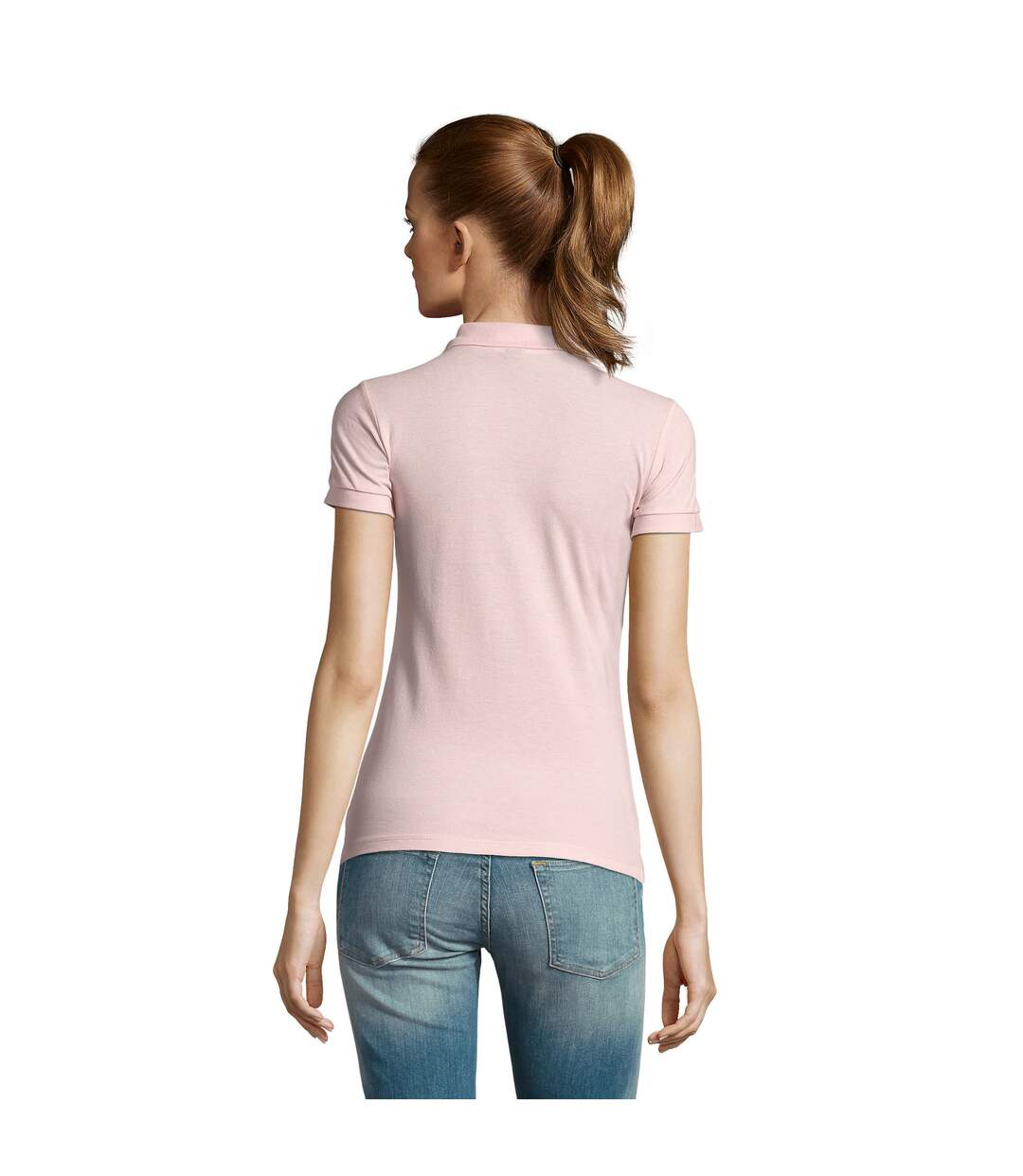 Polo Passion Femme Rose SOLS-3