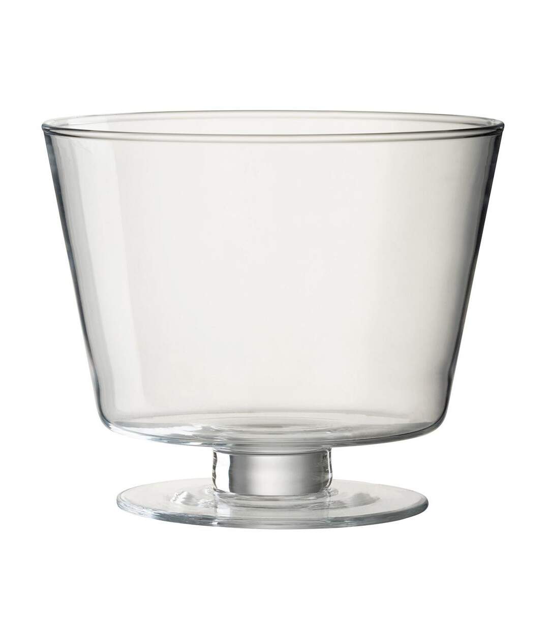 Vase Design en Verre Olivia 19cm Transparent-1