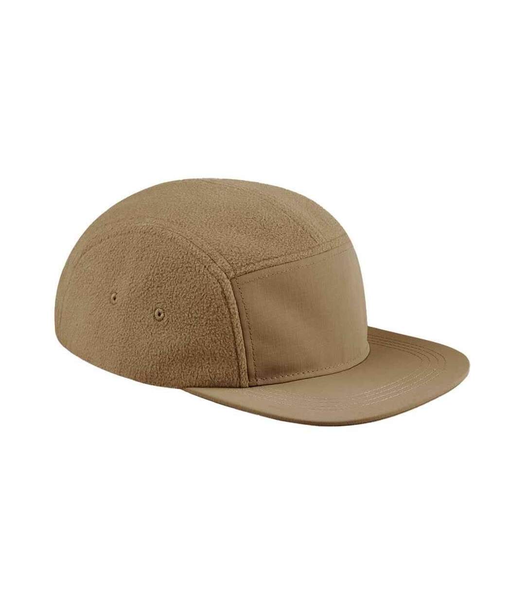 Recycled fleece outdoor camper cap biscuit Beechfield-1