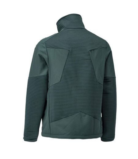 Mens Customised Half Zip Fleece Top Forest Green Mascot