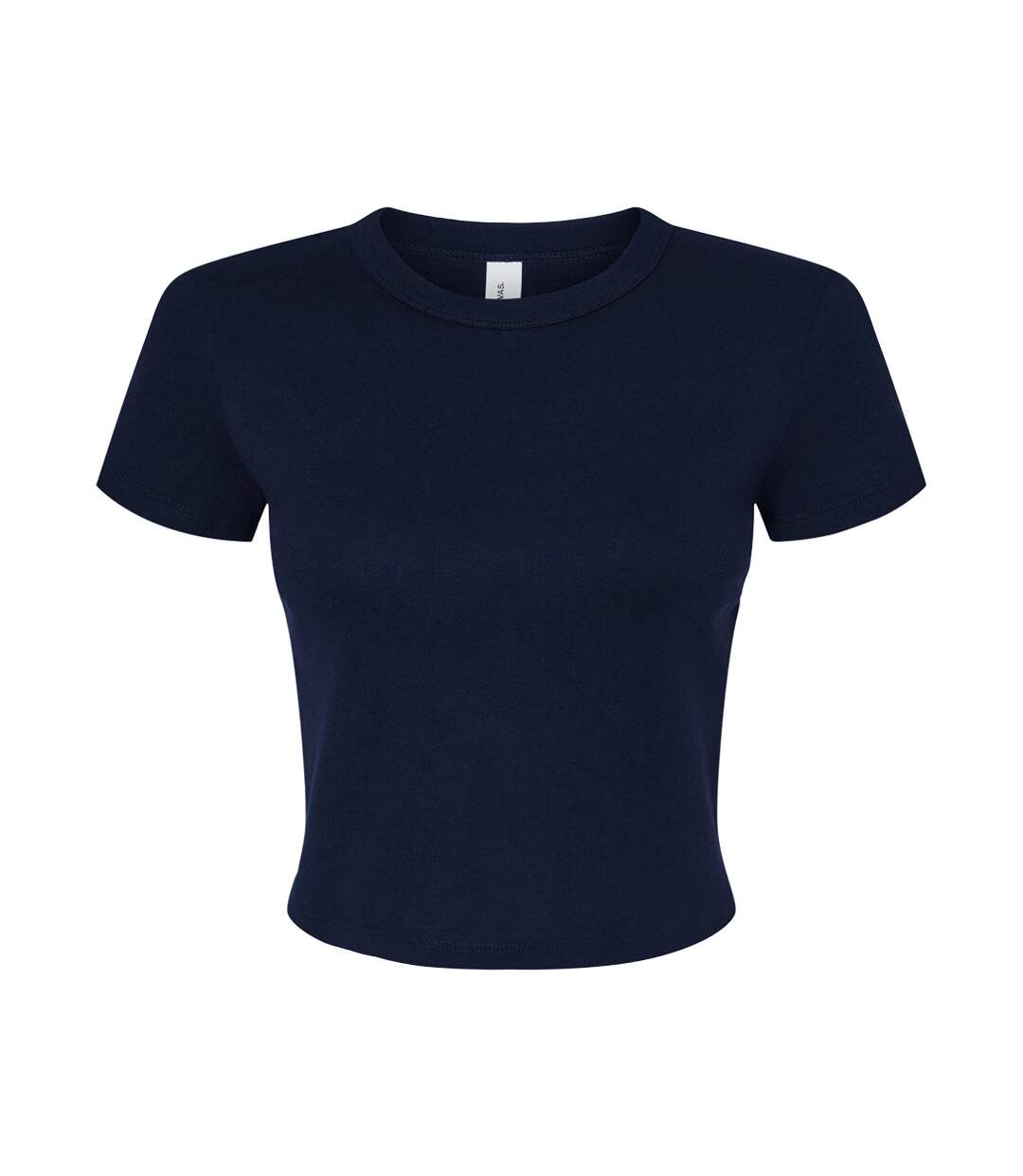 T-shirt Court Femme Bleu Marine Uni Bella + Canvas-1