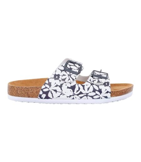 Womens/ladies mia double strap sandals navy/white Regatta