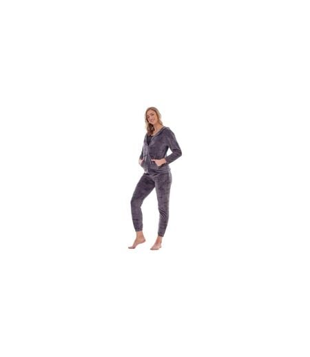 Ensemble De Pyjama Long Motif/style Étoile Femme Charbon Keanu