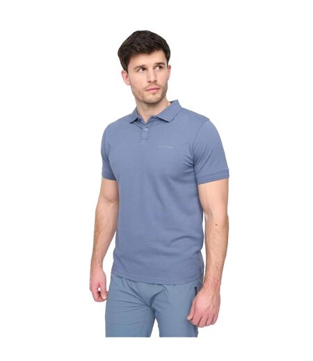 Mens Limatar Short-sleeved Polo Shirt Light Denim Duck And Cover