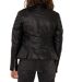 Blouson Chic Femme Noir en Simili Cuir - élégant et Confortable avec Poches Zippées et Col Large-2