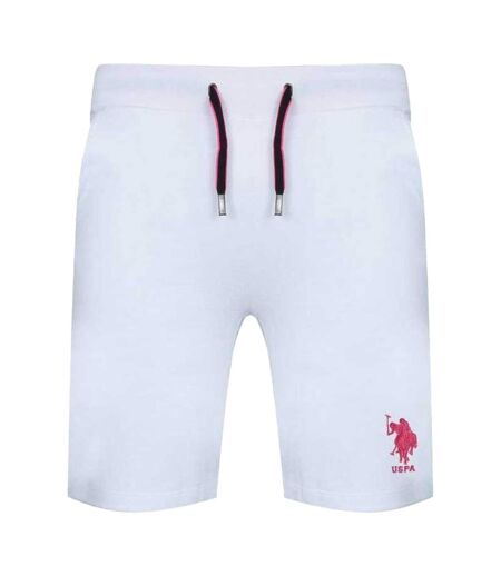 Short Motif/style Logo Homme Blanc Rose US Polo Assn