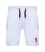 Short Motif/style Logo Homme Blanc Rose US Polo Assn-1