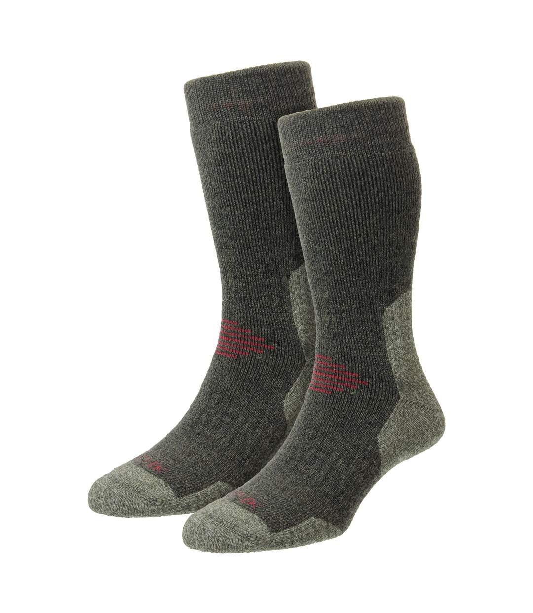 Mens Hiking Walking Wool Socks Fully Cushioned Heavyweight with Arch Support-1