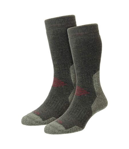 Mens Hiking Walking Wool Socks Fully Cushioned Heavyweight with Arch Support