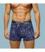 Ed Hardy - Lot de 5 Boxers Homme Bleus Taille Élastique-3