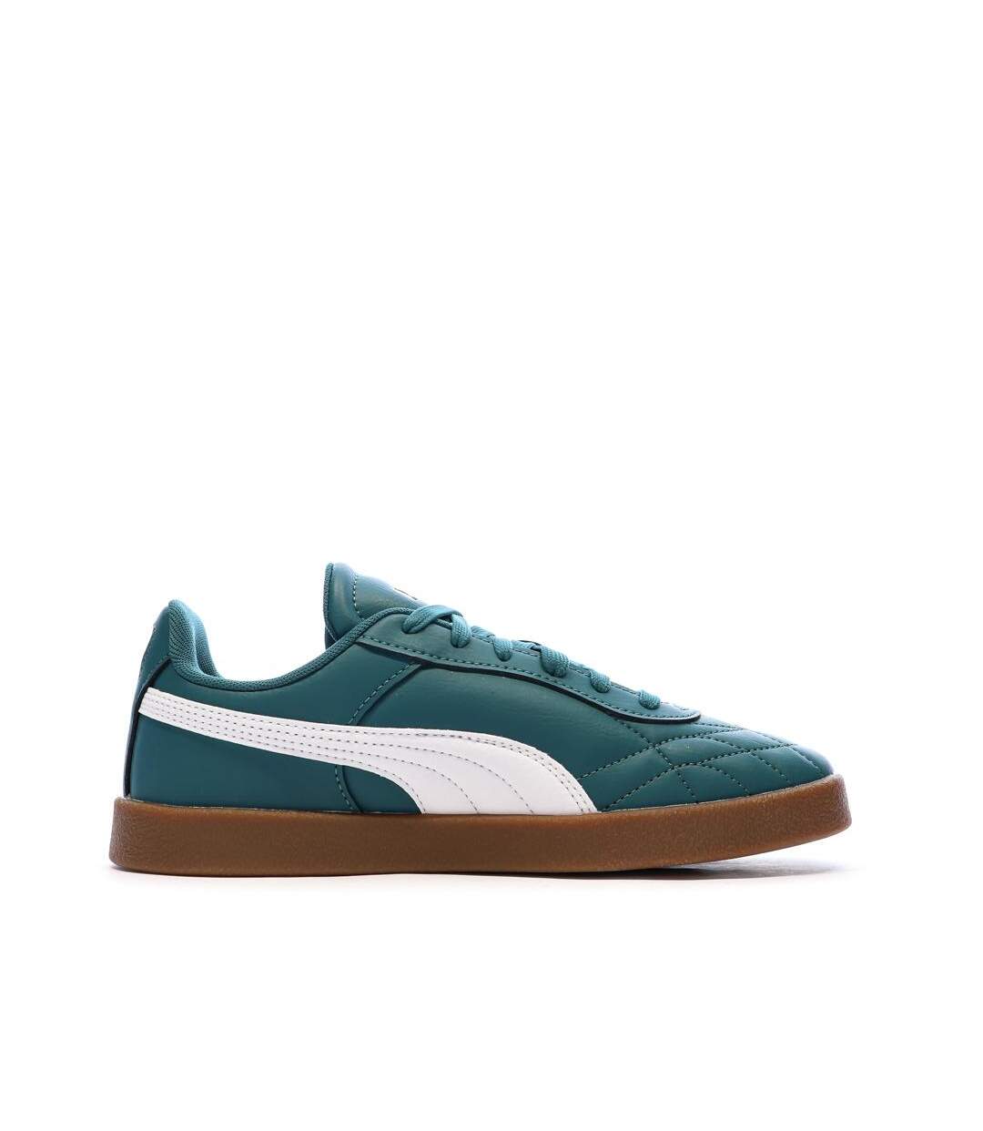 Baskets vert femme puma club indoor-2