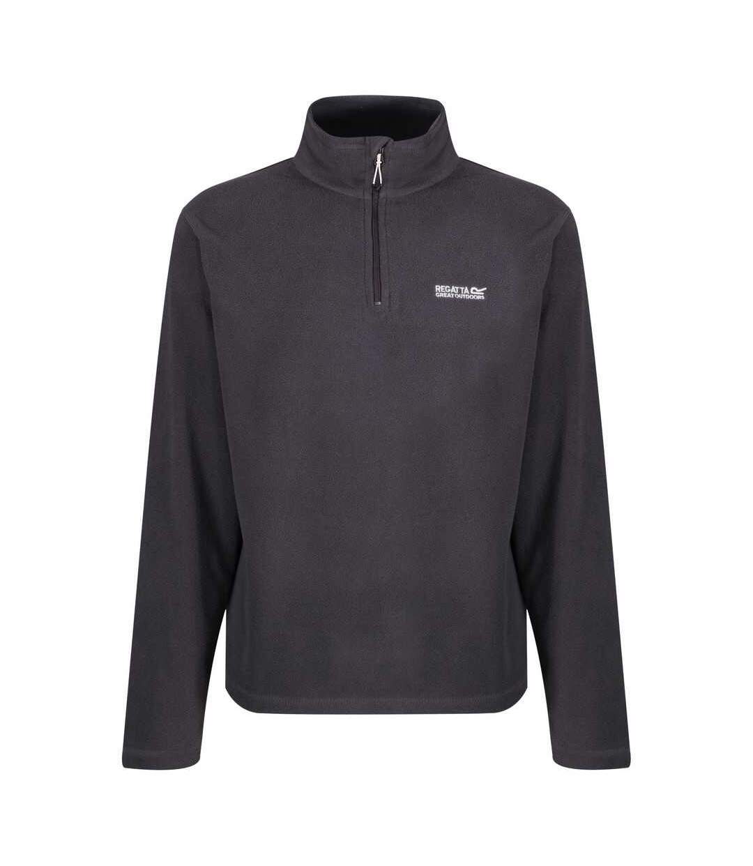Regatta Great Outdoors Mens Thompson Half Zip Fleece Top (Iron) - UTRG1390-2
