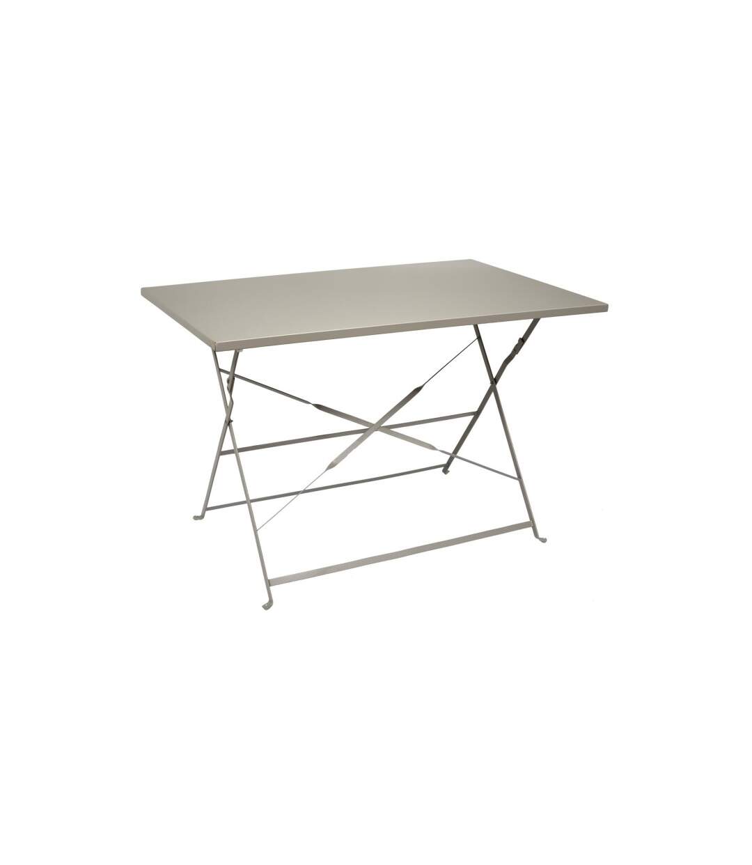 Table de Jardin Pliante Palerme 110cm Taupe-1