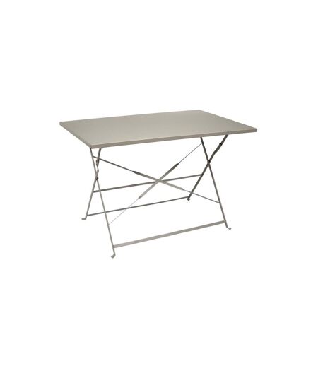 Table de Jardin Pliante Palerme 110cm Taupe