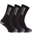 Chaussettes De Travail Renforcées 3 Paires Homme Noir Regatta-1