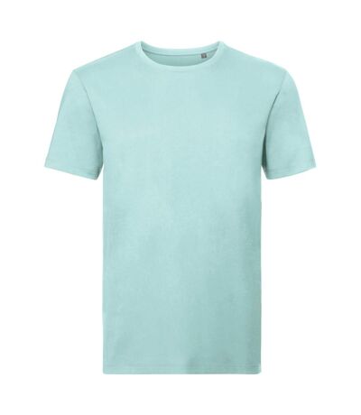 Russell Mens Short-Sleeved T-Shirt (Aqua Blue)