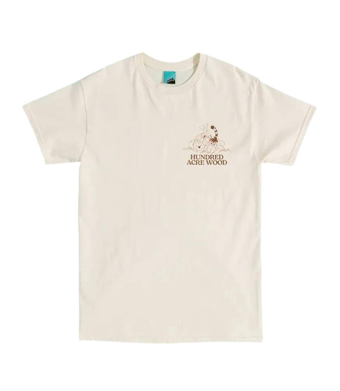 T-shirt Motif/style Pour Carte Hundred Acre Wood Adulte Naturel Winnie The Pooh-2