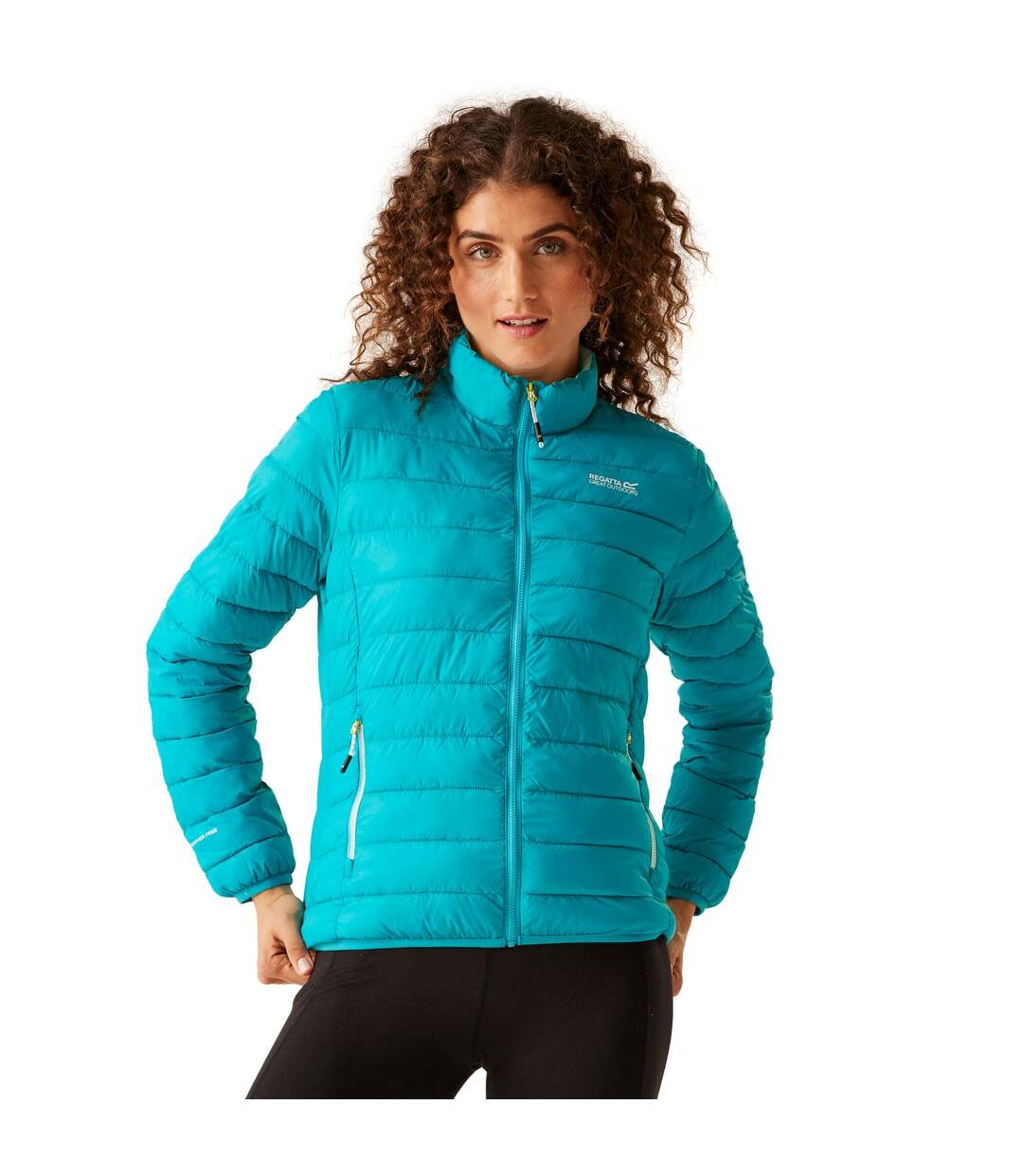 Womens/ladies Hillpack Ii Insulated Padded Jacket Tahoe Blue Bleached Aqua Regatta-4