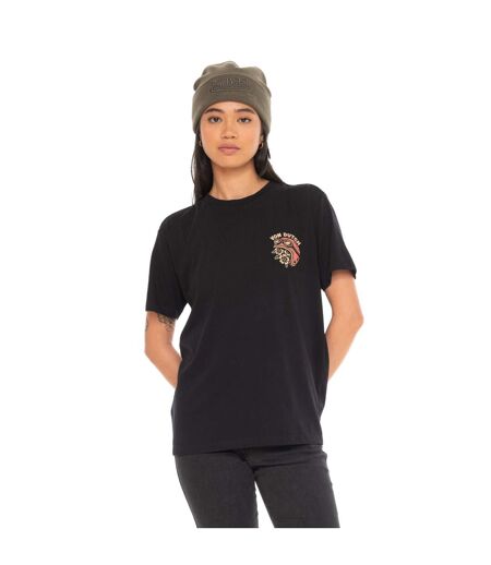 T-shirt femme col rond avec imprimé devant et dos Smoke Vondutch