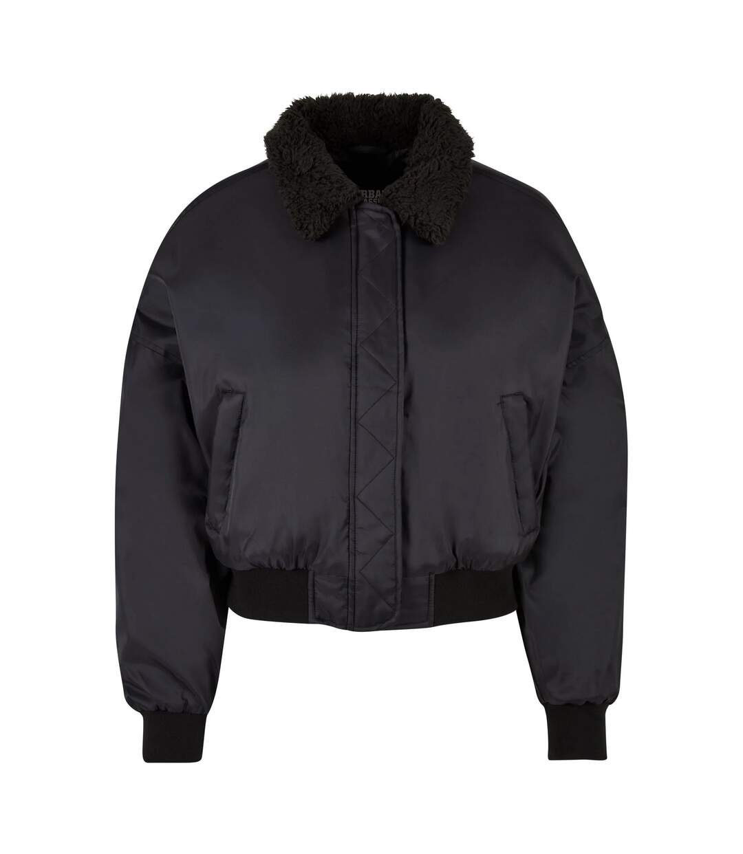 Blouson D'aviateur Femme Noir Urban Classics-1