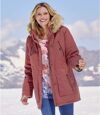 Sokzsebes parka műszőrme kapucnival  Atlas For Men