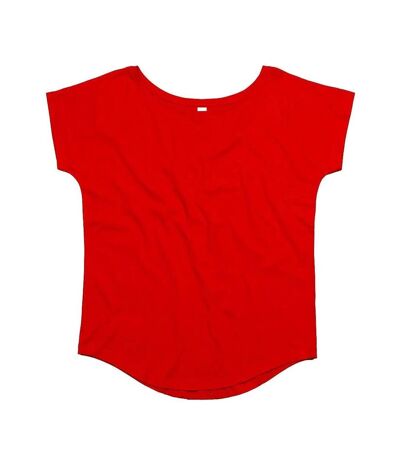 Mantis - T-shirt ample à manches courtes en coton - Femme (Rouge) - UTBC2694