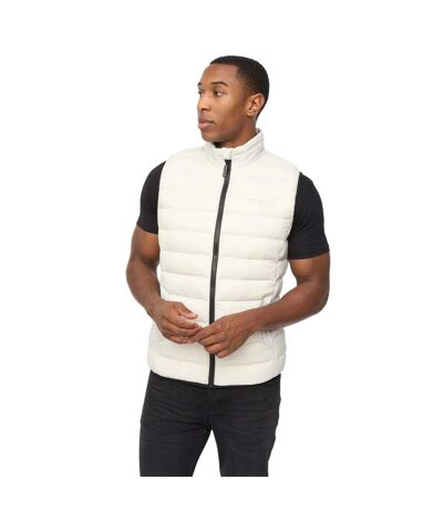 Mens Gattering Mve Quilted Gilet Putty Crosshatch