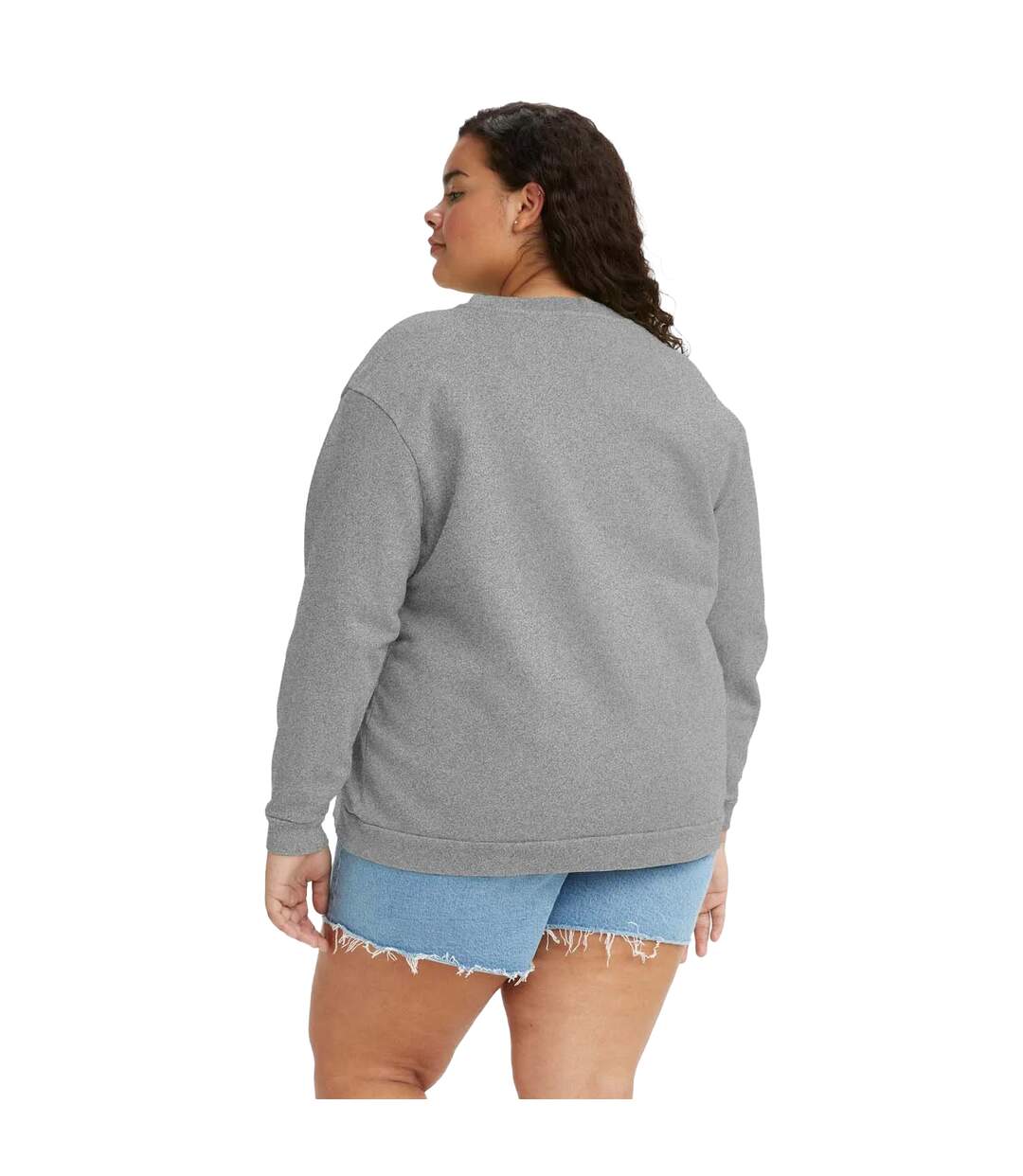 Sweat femme gris chiné Levis-2