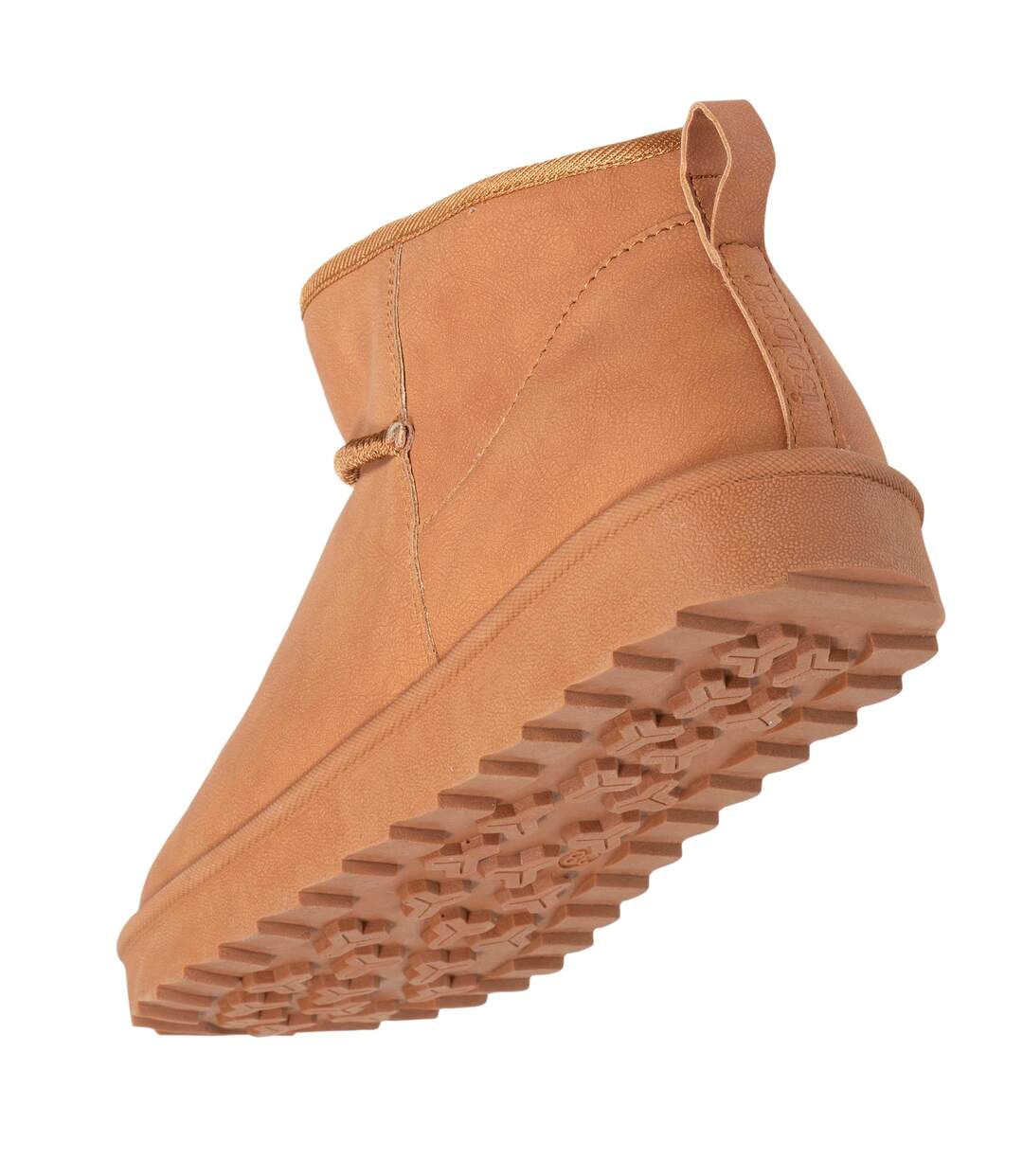 Isotoner Bottines femme chaudes, légères, confortables et modernes, effet nubuck-5