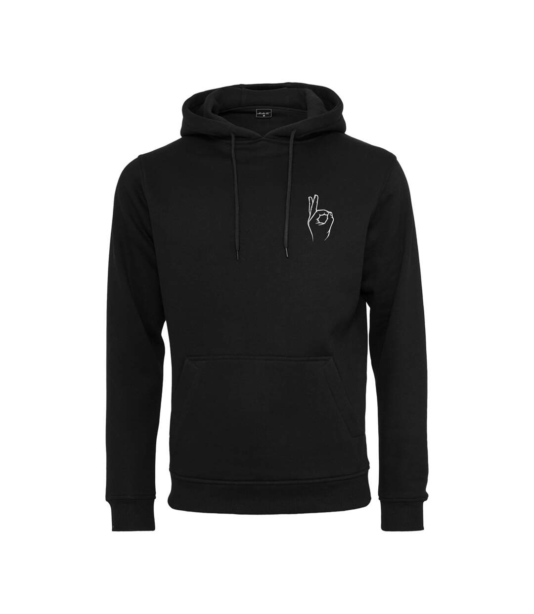 Sweat À Capuche Easy Sign Pour Hommes Noir Mister Tee-1