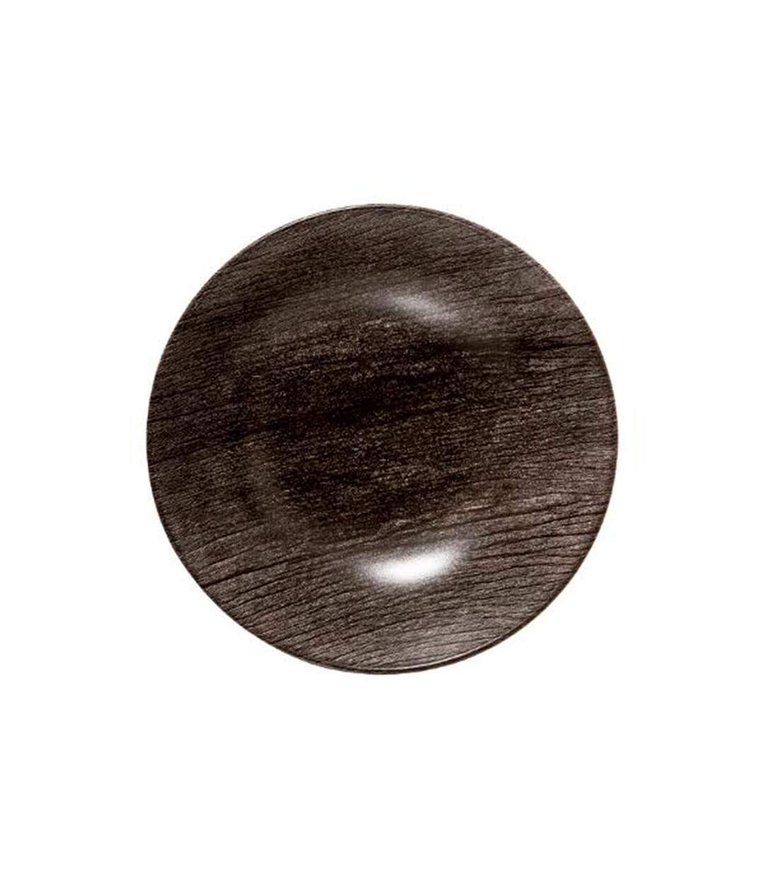Lot de 6 Assiettes Creuses Vie Sauvage 20cm Noir-1
