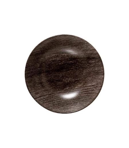 Lot de 6 Assiettes Creuses Vie Sauvage 20cm Noir