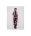 Robe longue en mesh motif roses IRMA - Dona X Lisa-2
